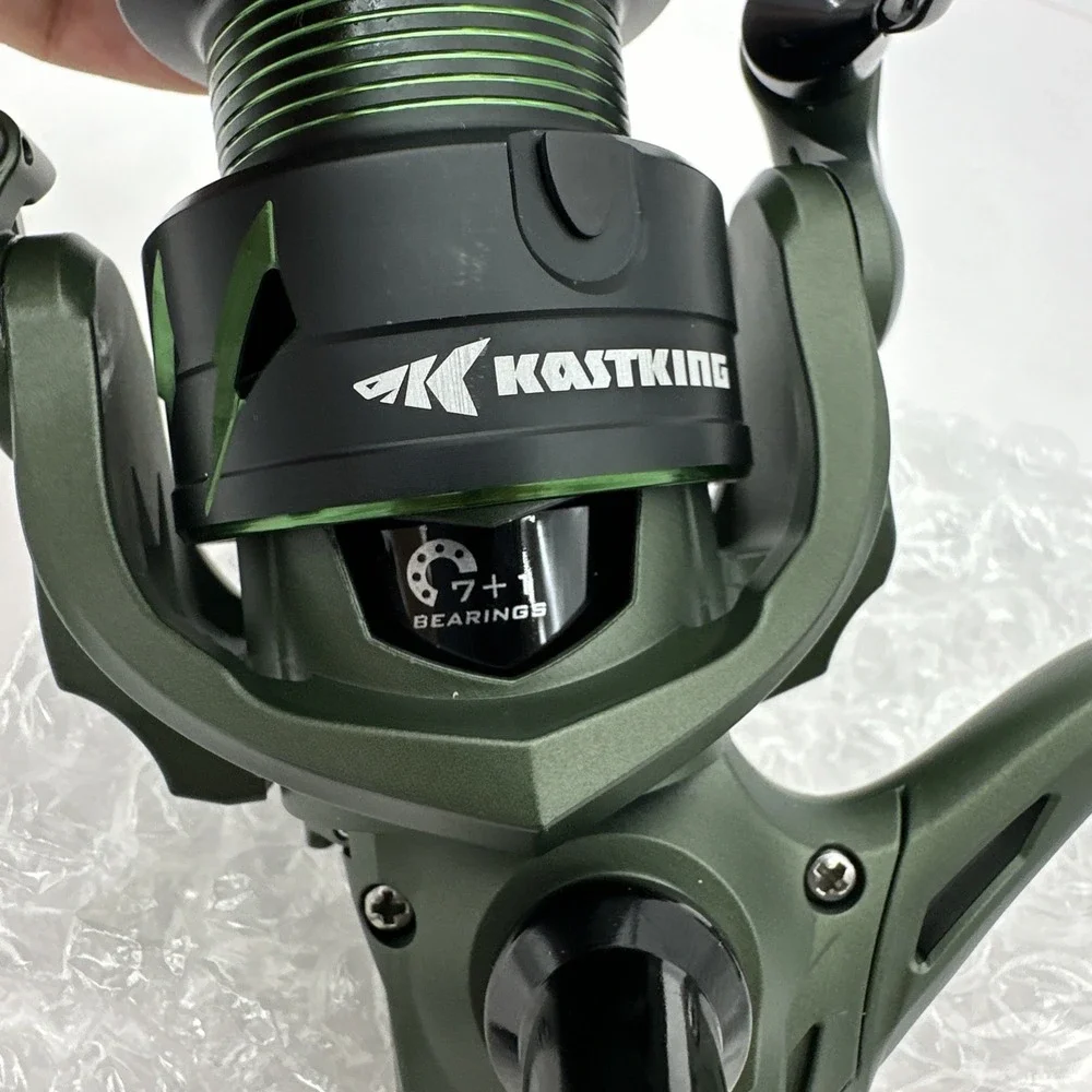 KastKing Spartacus II Fishing Reel Saltwater Freshwater Spinning reel Green 2000